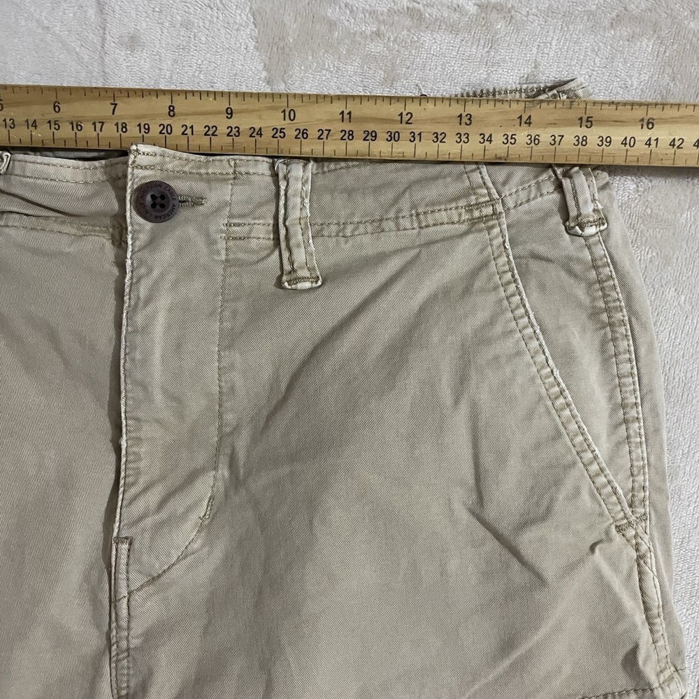 American Eagle Outfitters Pants Mens 29x34 Tan Cargo Original Straight Military - Picture 4 of 8